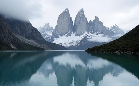 Montagnes escarpées du Fitz Roy en Patagonie, Argentine